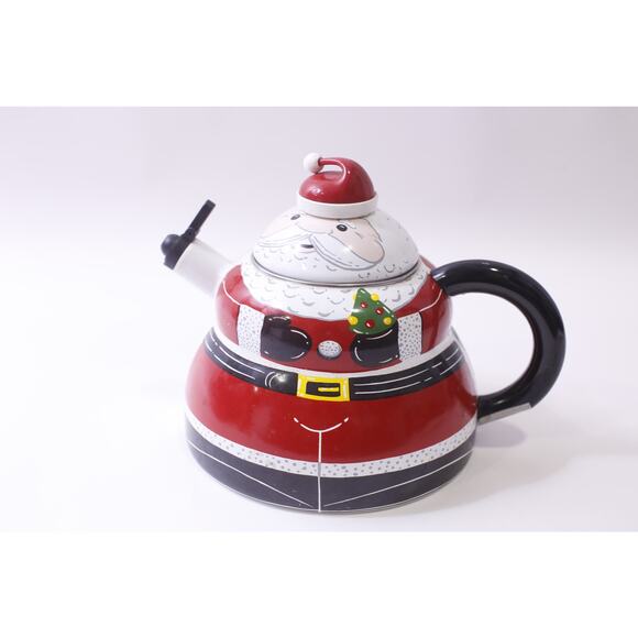Roscho, Santa Claus, Kettle, Whistling, Porcelain, Christmas, ~ 250910-WH 1354 - Picture 1 of 3